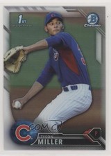 2016 Bowman Draft Chrome Draft Picks Refractor Tyson Miller #BDC-58 6u5