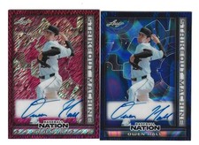 2025 Leaf Baseball Nation Owen Hall Strikeout Machine Auto Lot of 2