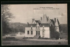 CPA Soizé, Château des Châtaigniers, Facade 1918 