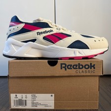 NEW Reebok Men\'s 9 DV5386 Aztrek NO BOX Extra Laces Burnt Orange White Shoes Reebok Aztrek White/Black-Solar Orange available online now  main image 4