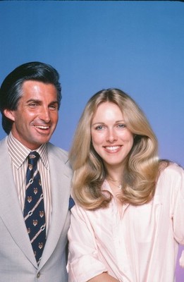LMP97-050 1980s Married Celebs George and Alana Hamilton Orig 35mm COLOR SLIDE