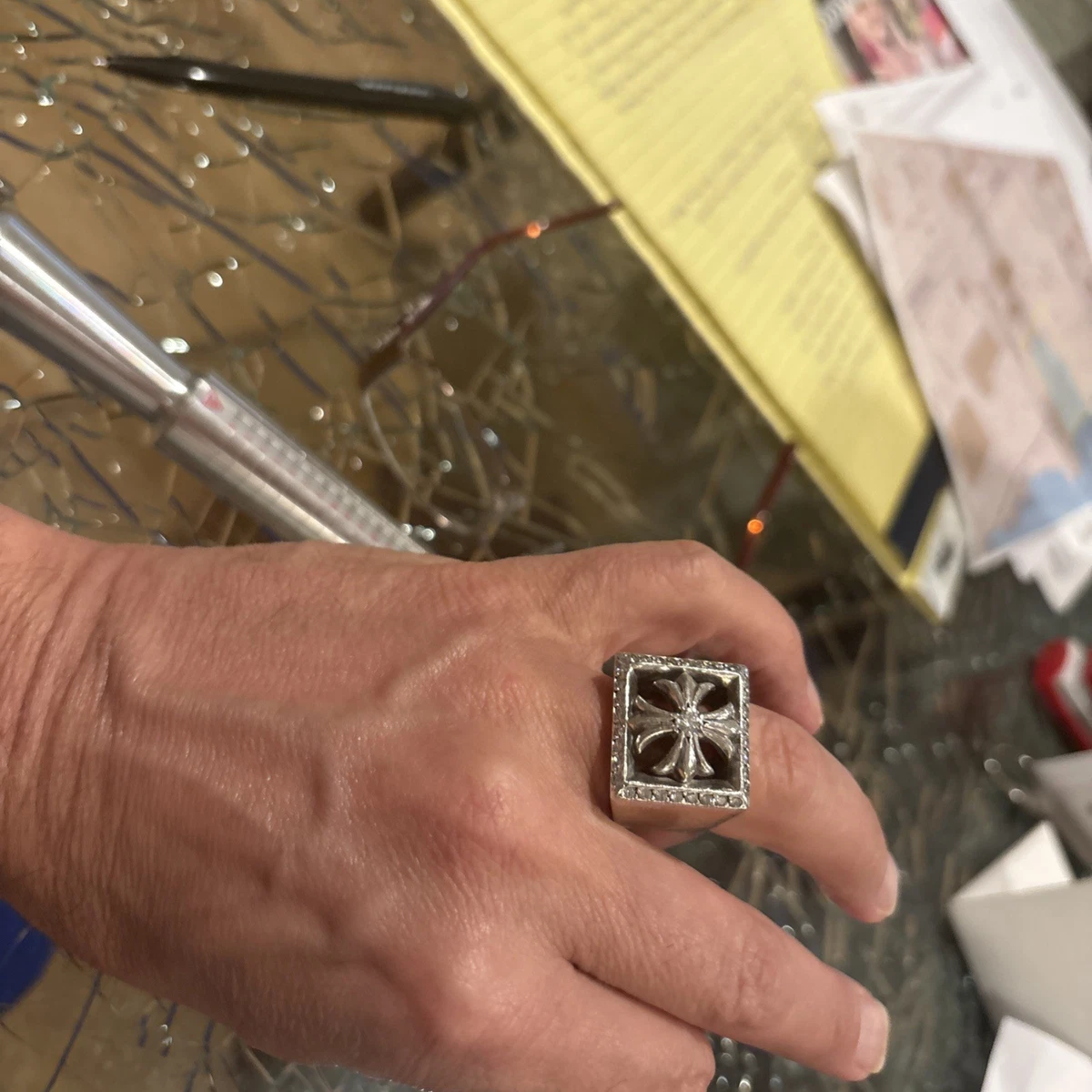 Chrome Hearts Rings for Men for sale | eBay