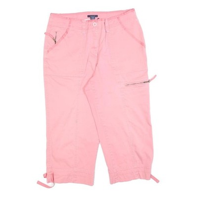 WESTBOUND Damen Cargo-Shorts Pink Casual M W30 Leicht Baumwollmix