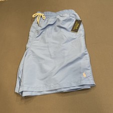 Ralph Lauren Men's Polo Big Tall Swim Trunks Blue Size XLT