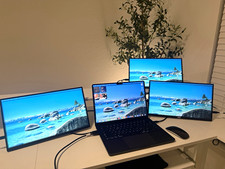 Vendo mi MacBook Pro junto con 3 monitores y mouse por $2,600. Comprado en marzo