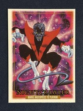 2024 Marvel Masterpieces ‘92 Platinum - #62 - Nightcrawler / Leather