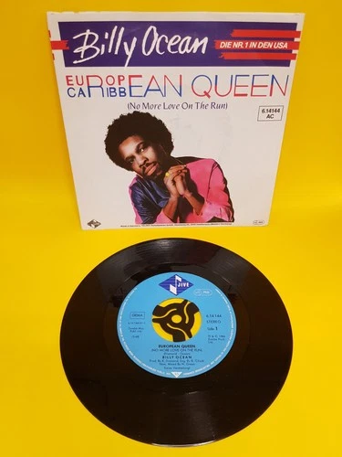 Billy Ocean European Queen / Caribbean Queen 7" Vinyl Single Record Jive 1984