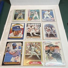 Willie Randolph Page Both Sides! Great Condition! #15