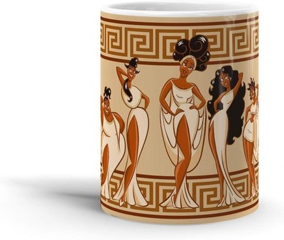 Five Muses Hercules Cartoon Coffee Mug 11oz
