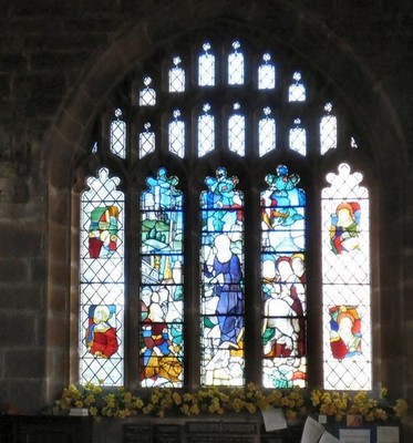 Foto 12x8 The Palm Sunday Window Eccles\/SJ7798 Dieses Fenster, gewidmet um 2016