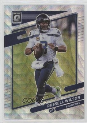 2021 Panini Donruss Optic Wave Prizm 277/299 Russell Wilson #197 0s9t
