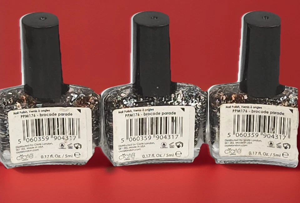 Ciate’ Mini Nail Polish Color # Ppm176 Brocade Parade .17 oz 3 pcs - Image 2 of 2