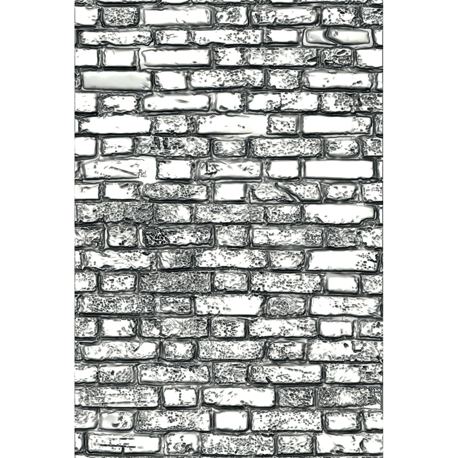 Sizzix 3D Texture Fades Embossing Folder By Tim Holtz-Mini Brickwork - 2 Pack