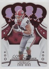 2020 Panini Chronicles Draft Picks Crown Royale Mirror Red Charlie Woerner 8d2