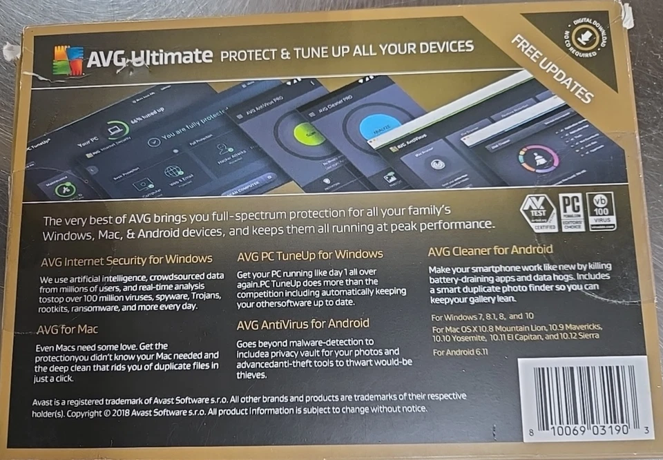 NIB: AVG Ultimate - Protect & Tune Up All Your Devices - 1 Year - Image 3 of 3