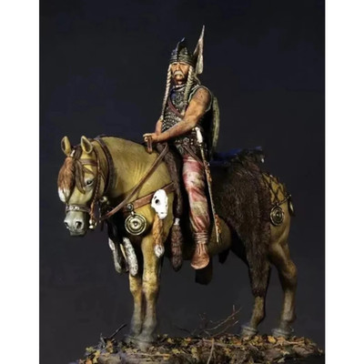 1/24 Resin Model Kit Celtic Warrior Horseman Cavalry Unpainted