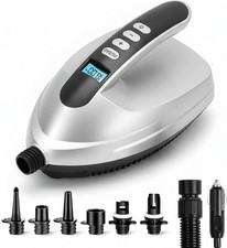 Paddle Board Electric Pump - Portable 16 PSI SUP Pump for Super Fast Inflation