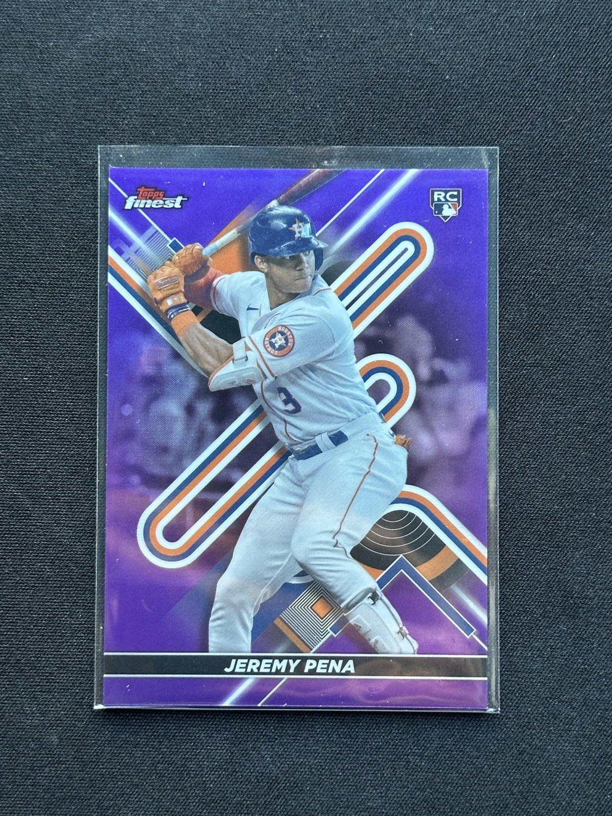2022 Topps Finest Jeremy Pena #9 Purple Refractor /250 Rookie RC - Astros