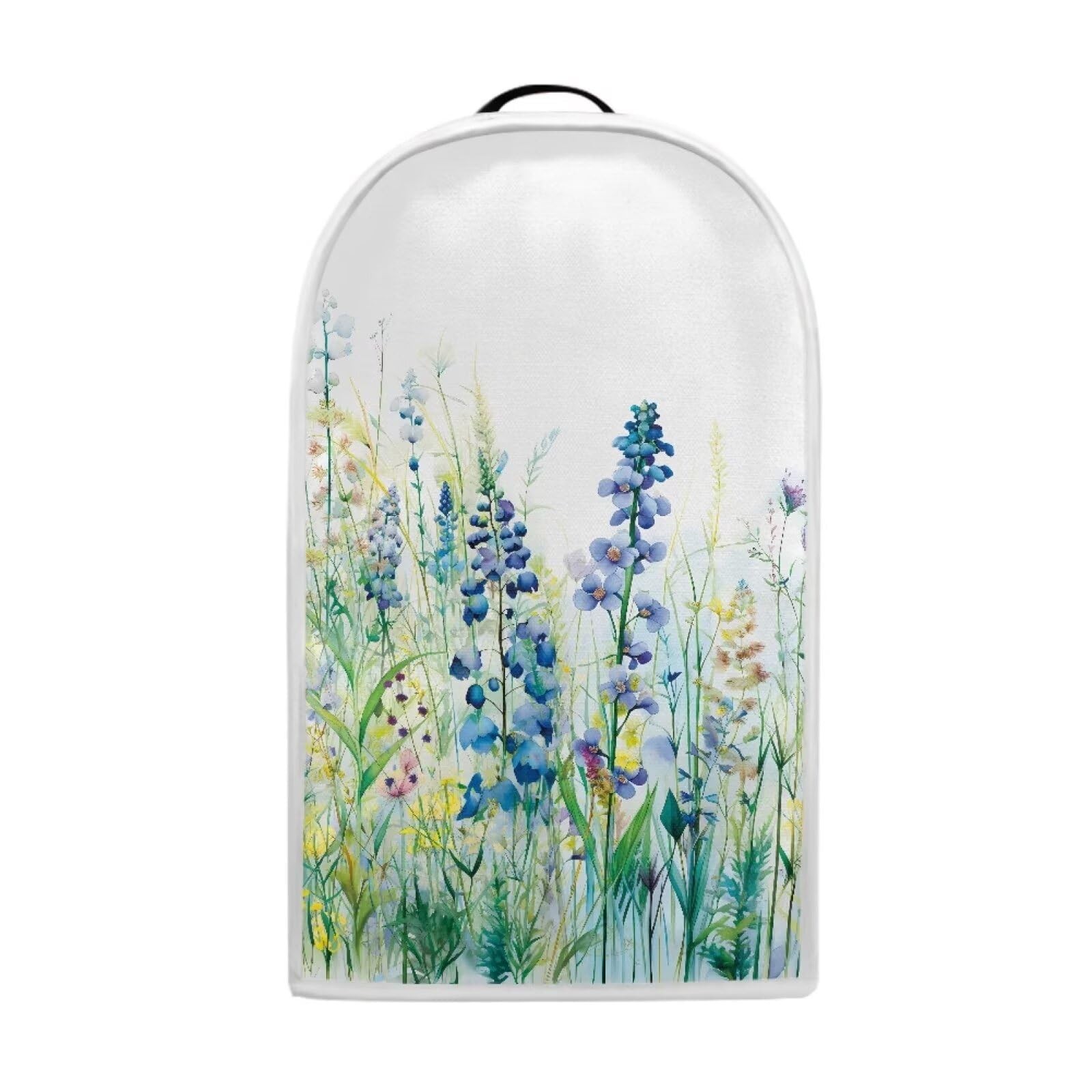 Blue Flower Blender Covers Kitchen Appliance Dust Cover Coff