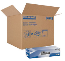 Kimtech Kimwipes Delicate Task Wipes 1785 Count Anti Static Surface Cleaning