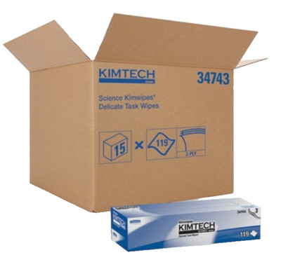 Kimtech Kimwipes Delicate Task Wipes 1785 Count Anti Static Surface Cleaning