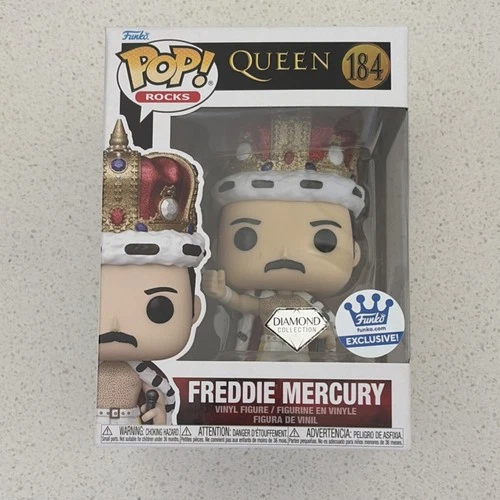 Funko Pop! Rocks Queen Freddie Mercury #184 Diamond Collection Vinyl Figure