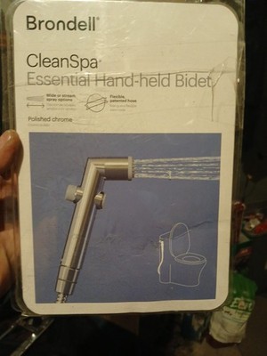 NEW! Brondell CleanSpa Hand Held Bidet Polished Chrome CS-30