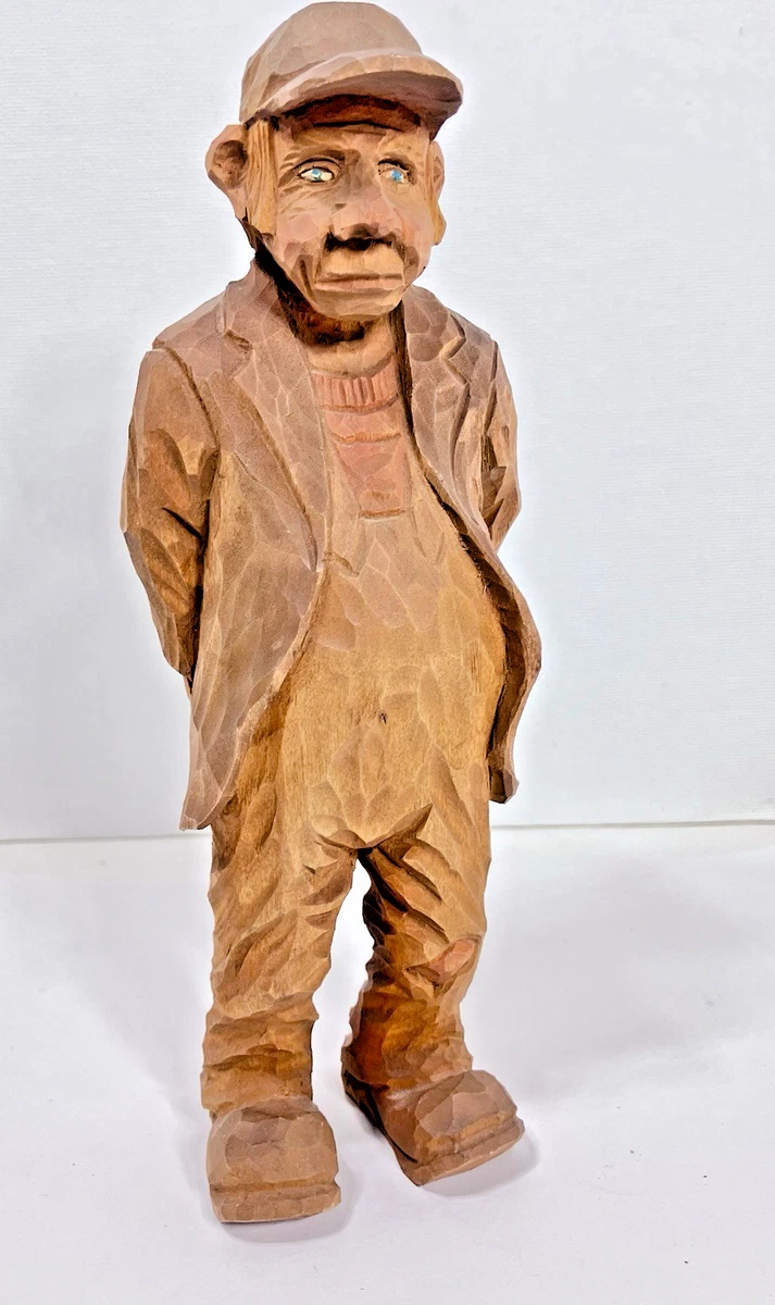 Wooden Men Original Art Sculptures for sale | eBay