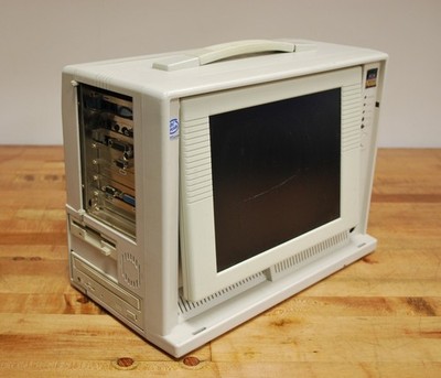 First Computer Systems T8T16814 FCS Pentium Unit, Monitor Scratched - USED