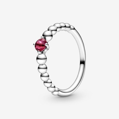 S925 Sterling Silver Birthstone Eternity Collection Circle Ring Gift Women Girl