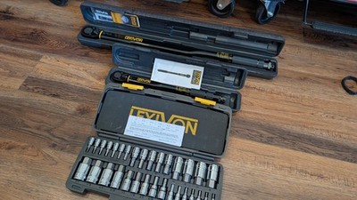 LEXIVON Master HEX Bit Socket Set (LX-144) + Torque Wrench (LX-182) + (LX-184)
