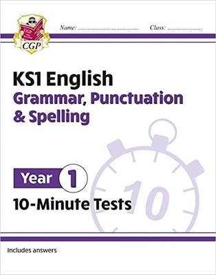 New KS1 English 10-Minute Tests: Grammar, Punctuation & Spelling