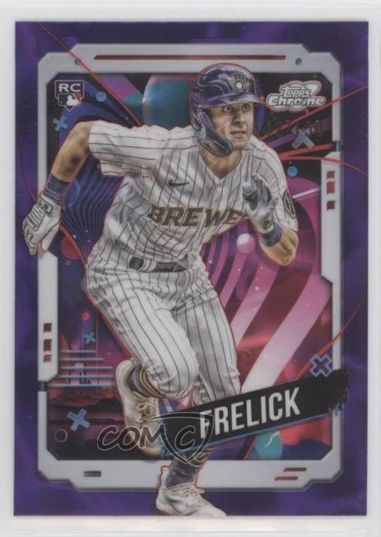 2024 Topps Cosmic Chrome Purple Nebula Refractor /150 Sal Frelick Rookie RC 14tz