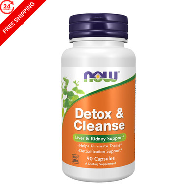 Now Supplements, Detox and Cleanse, 90 Veg 90 Count (Pack of 1), Green