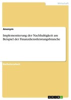 Anonymous | Implementierung Der Nachhaltigkeit Am Beispiel Der...