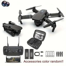 Drone 2026 4K HD Dual Camera WiFi FPV RC Foldable Quadcopter 4 Batteries