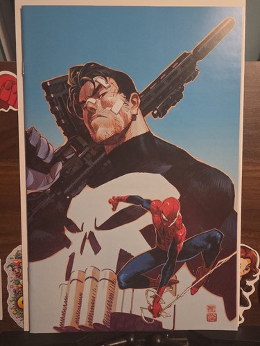 Punisher Vs Spider-Man 1 Virgin 1:100 Incentive Variant Dike Ruan NM/M RARE HTF