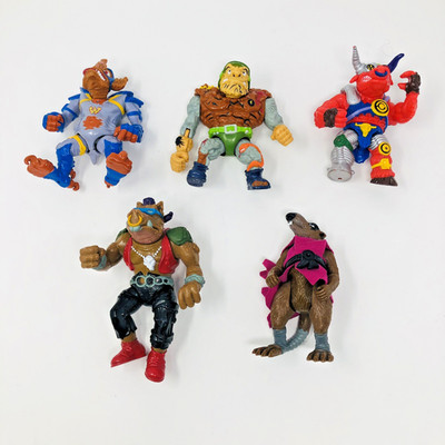 Vintage TMNT Teenage Mutant Ninja Turtle 80's 90's Lot of 5 Splinter Tragg more