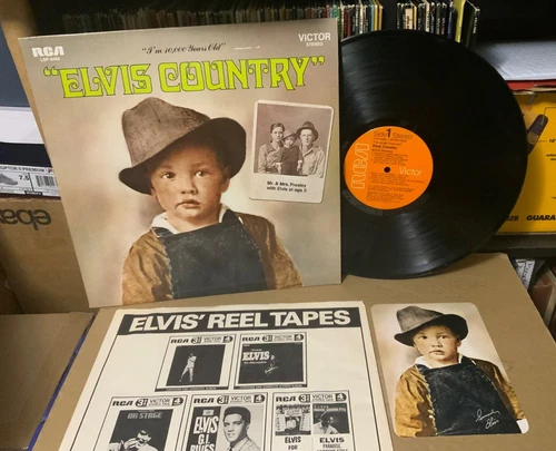 Elvis Country (I’m 10,000 Years Old) VG/G+ w/ 2-sided bonus photo insert (VG)