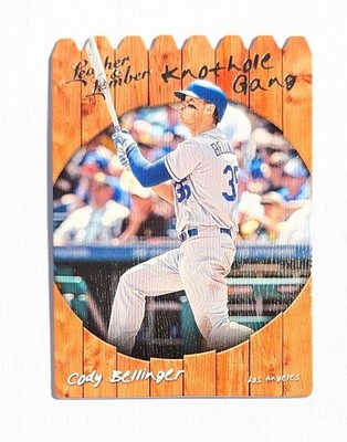 Cody Bellinger ~ 2019 Panini Leather & Lumber ~ Knothole Gang #KHG-13