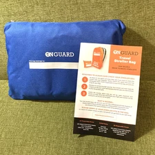 On Guard Travel Stroller Bag for Double Back to Back Stroller Color Blue New