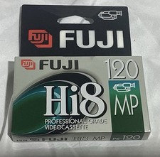 Fuji Hi8 MP P6-120 Professional Grade 120 Min Blank Camcorder Tape Sealed NOS