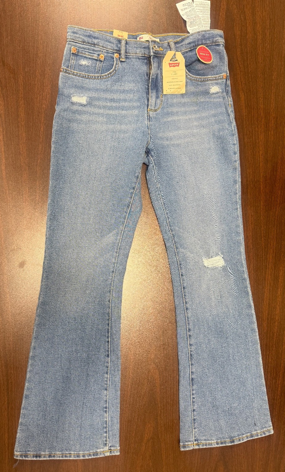 Women&rsquo;s Size 16 Regular &mdash; Light Wash, Stretch,