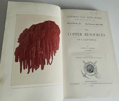 Louisiana Purchase Exposition 1904 Copper Resources of California book with Maps