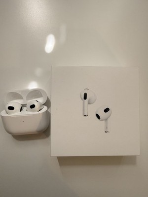 Apple AirPods 3rd Generation Left Earbud + Case A2565 White Genuine Like New