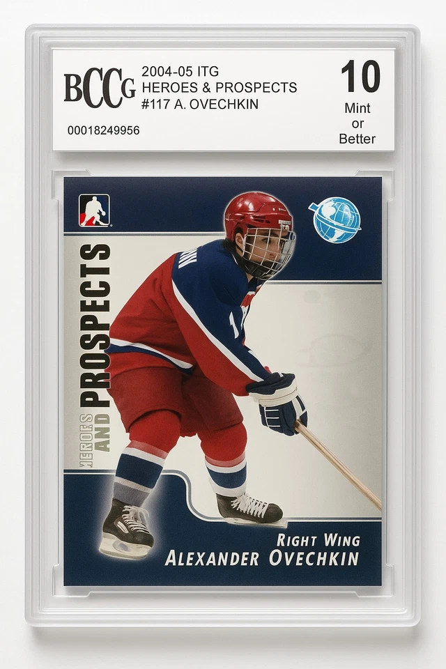 2004-05 In the Game Heroes and Prospects - Alex Ovechkin #117 (RC) Foto 3 de 4