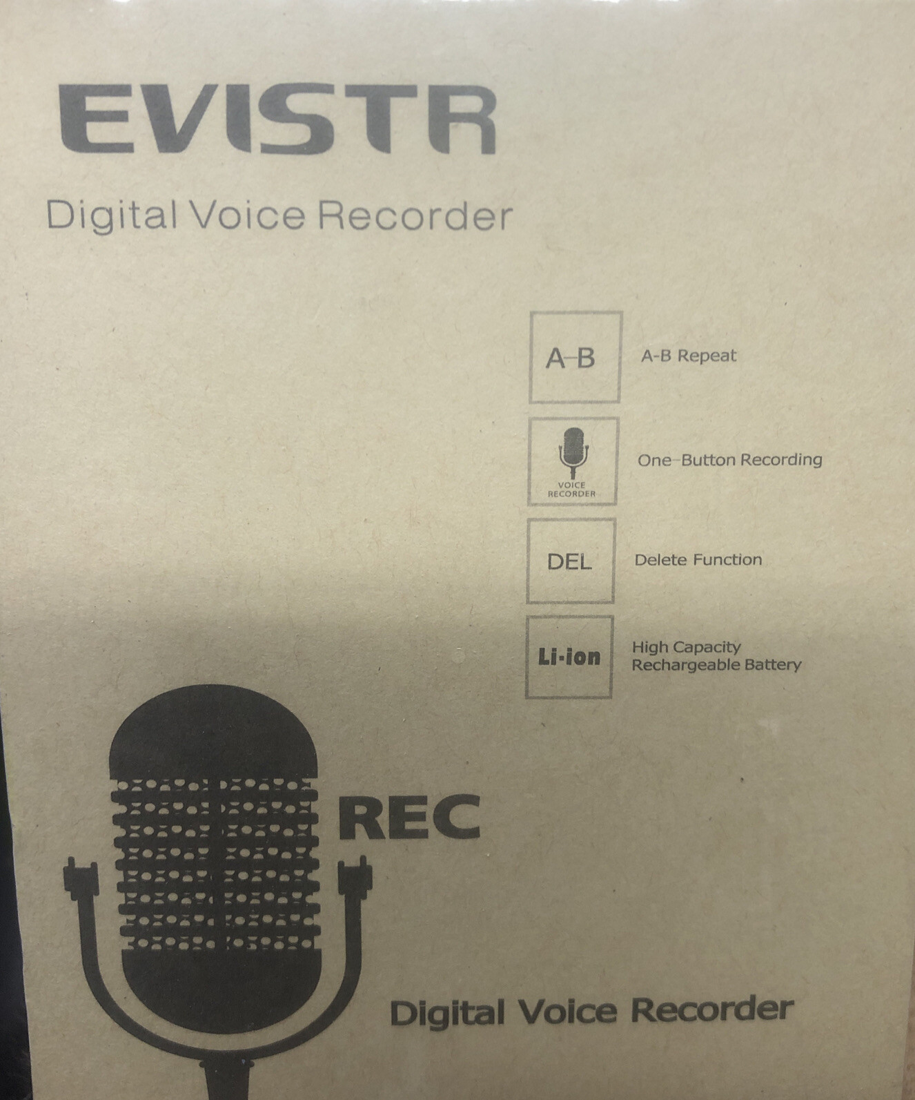 EVISTR L157 8GB Digital Voice Recorder for sale online eBay