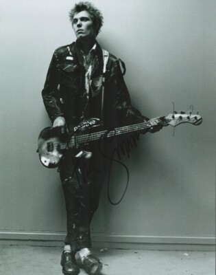 THE CLASH Paul Simonon signed 14x11 Foto RACC TRUST, AFTAL, UACC & ACOA [4]