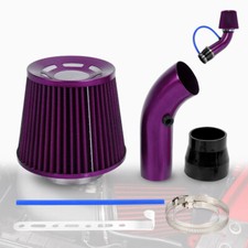 Car Cold Air Intake Filter Induction Kit 3" Pipe Aluminum Power Flow Hose System