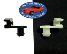 GM Pontiac Chevy Oldsmobile Buick Door Lock Latch Rod Retaining Clips New 2pc NS
